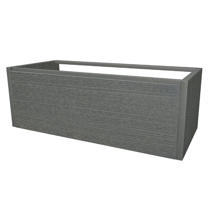 One Onderkast met 1 lade 104 incl. stolwanden zonder topblad Stone Grey glad