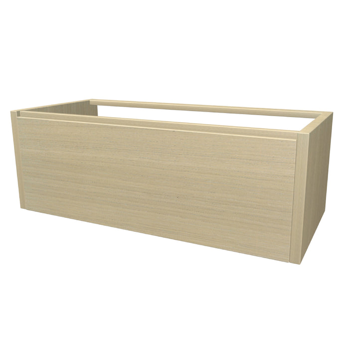One Onderkast met 1 lade 104 incl. stolwanden zonder topblad White oak geborsteld