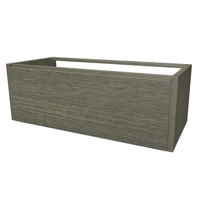 One Onderkast met 1 lade 104 incl. stolwanden zonder topblad Buffalo Brown geborsteld