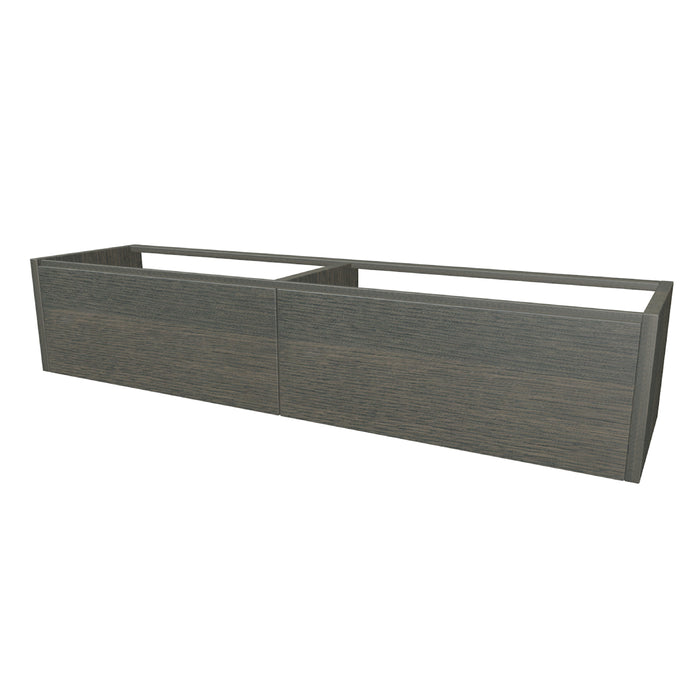 One Onderkast met 2 lades 180 incl. stolwanden zonder topblad Leem Oak Geborsteld