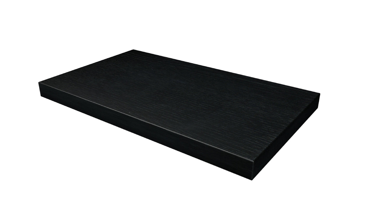 One Nisplank 60 zelf op maat te zagen 60x35x4 Deep Black glad