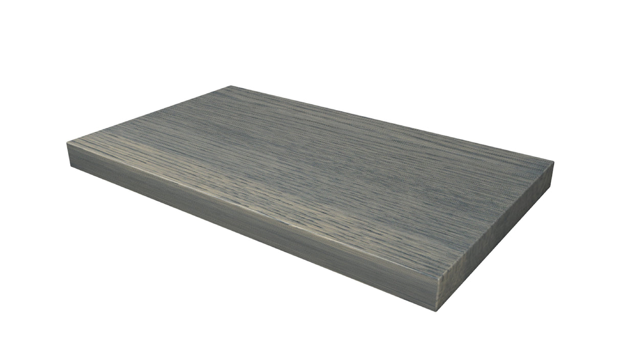 One Nisplank 60 zelf op maat te zagen 60x35x4 Stone Grey geborsteld