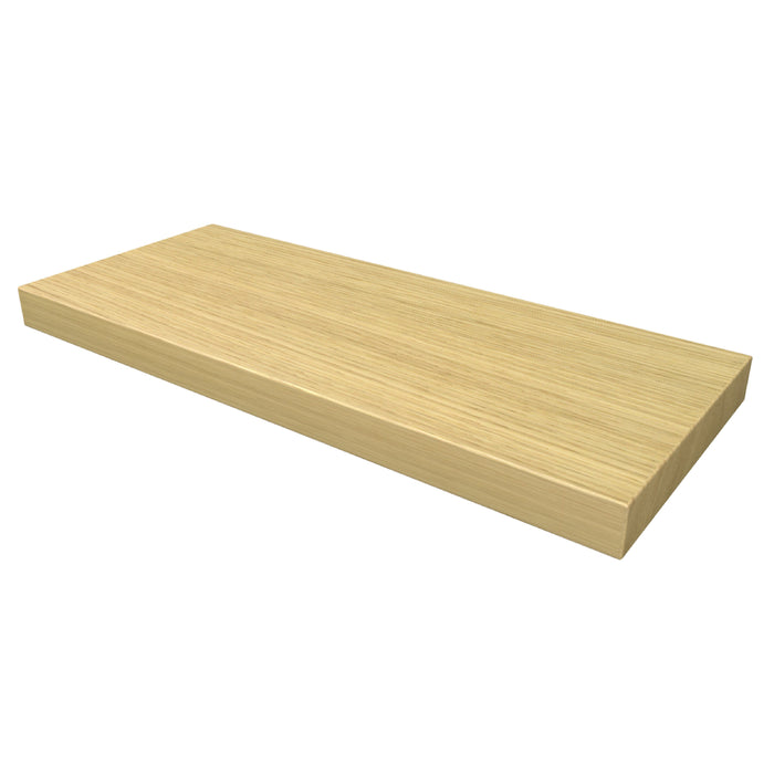 One Wandplank eiken met blinde bevestiging 60 Blank Oak geborsteld