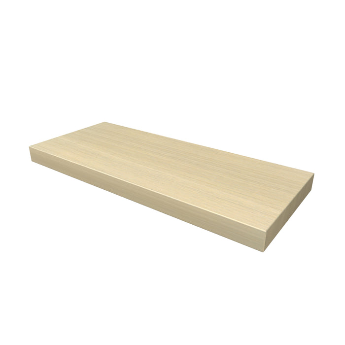 One Wandplank eiken met blinde bevestiging 60 White oak geborsteld