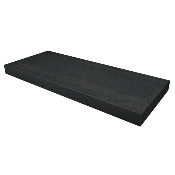 One Wandplank eiken met blinde bevestiging 60 Dusk Grey geborsteld