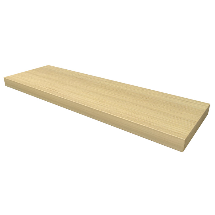 One Wandplank eiken met blinde bevestiging 80 Natural Oak geborsteld