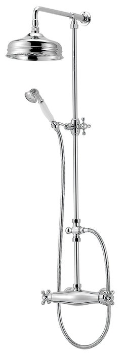 Melrose - douche opbouwset (thermostatisch) chroom