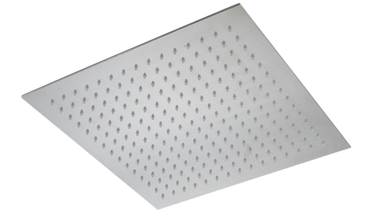 Pure - regendouche inbouw vierkant 34x34 x2 cm chroom