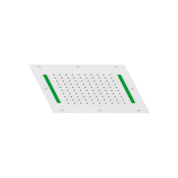 Pure - Regendouche inbouw vierkant met led 43x43 cm wit mat