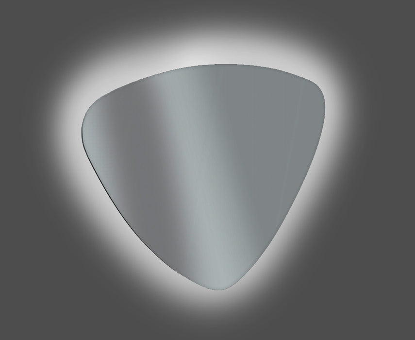 Isola Organisch gevormde spiegel met indirecte spotless ledverlichting 79x59