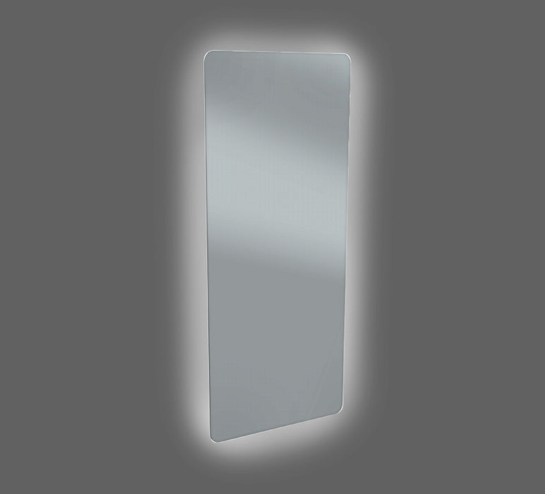 Limone D-form spiegel op sensorschakelaar 50x100